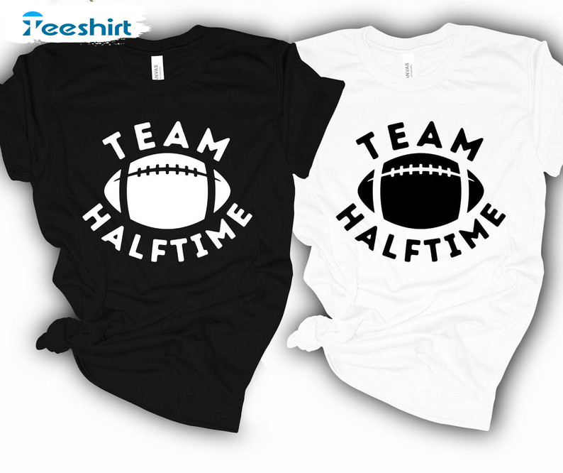 Team Half Time Shirt, Game Day Football Crewneck Short Sleeve