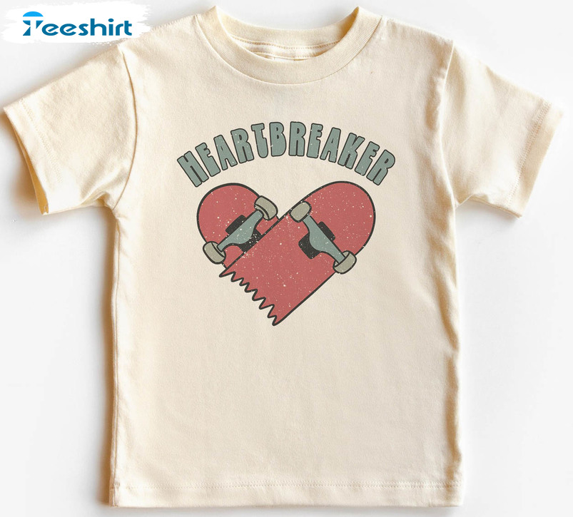 Heartbreaker Valentines Day Shirt, Funny Long Sleeve Unisex Hoodie