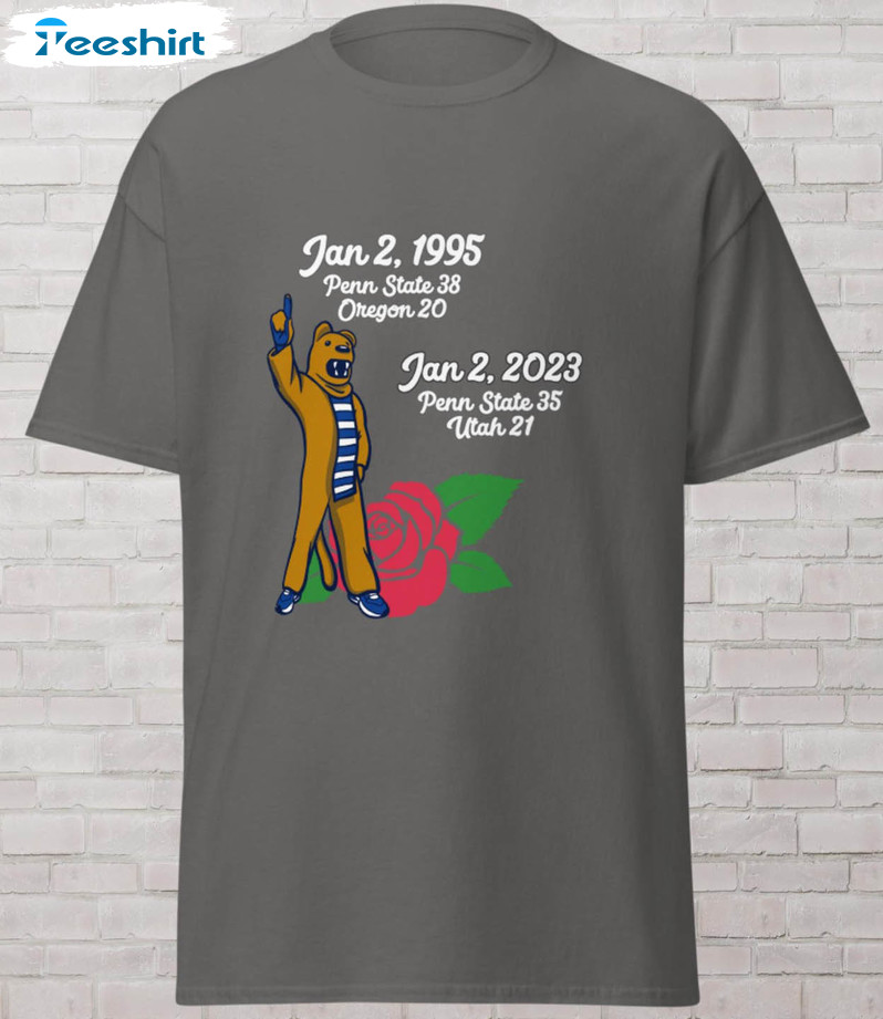 Penn State Rose Bowl Shirt, Trending Football Long Sleeve Unisex T-shirt