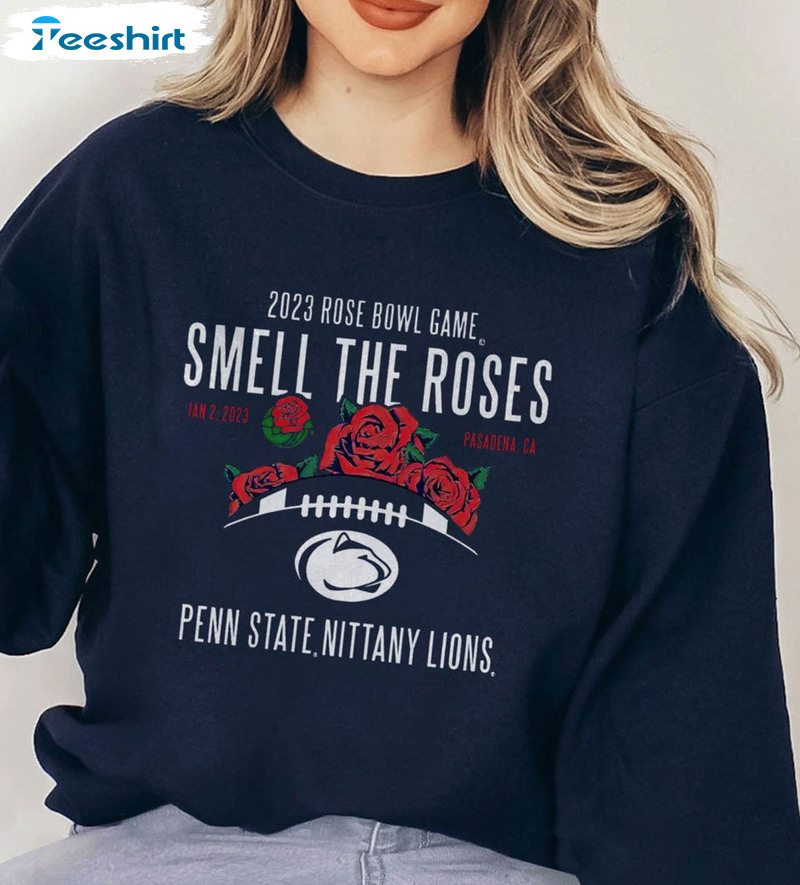 Penn State Rose Bowl Sweatshirt, Rose Bowl Game Champs 2023 Nittany Unisex Hoodie Long Sleeve