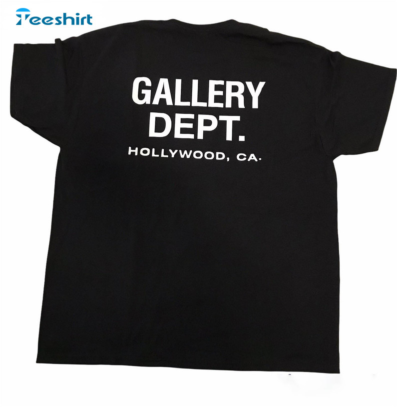 Gallery Dept Hollywood Shirt, Vintage Sweatshirt Short Sleeve