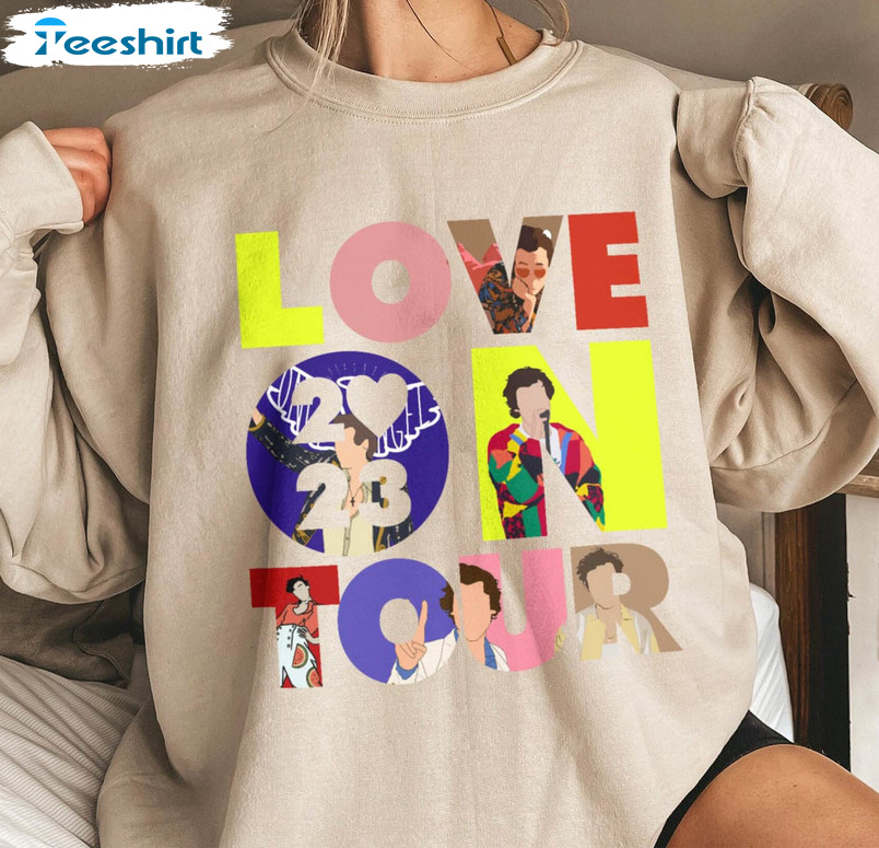 Love On Tour 2022 Shirt, Harry Style Trending Long Sleeve Unisex Hoodie