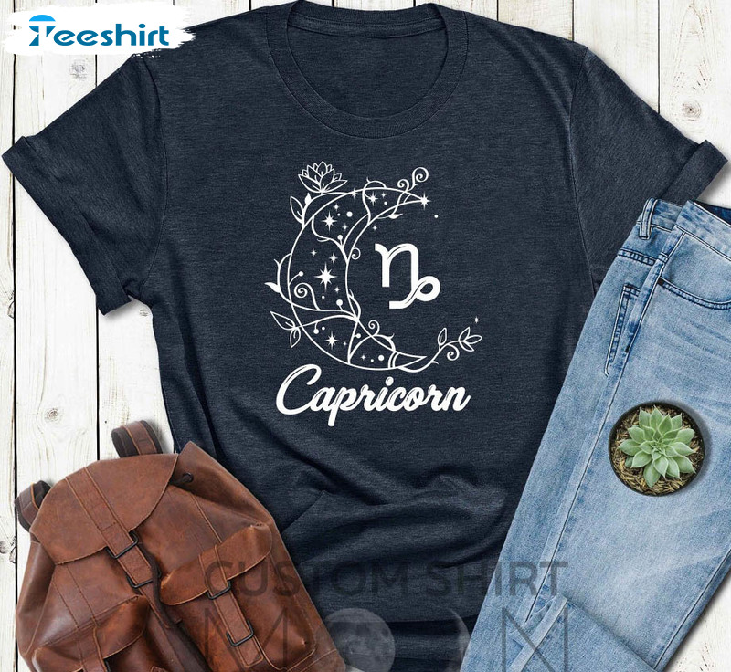 Capricorn Zodiac Shirt, Trending Unisex Hoodie Crewneck