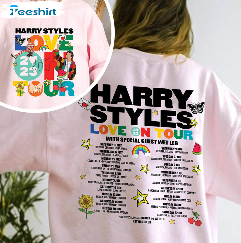Harry Tour 2023 Shirt, Love On Tour 2023 Unisex Hoodie Tee Tops