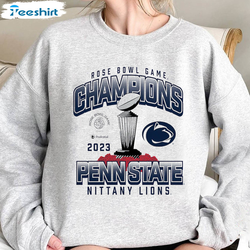 Vintage Penn State Champions Rose Bowl Shirt, Football Trending Unisex T-shirt Long Sleeve
