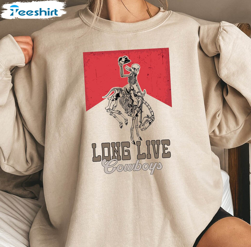 LONG LIVE COWBOYS Fleece Hoodie - Urban Suburban Apparel