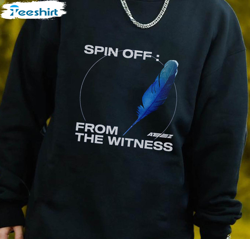 Ateez Halazia Spin Off From The Witness Shirt, Ateez Member Short Sleeve Tee Tops