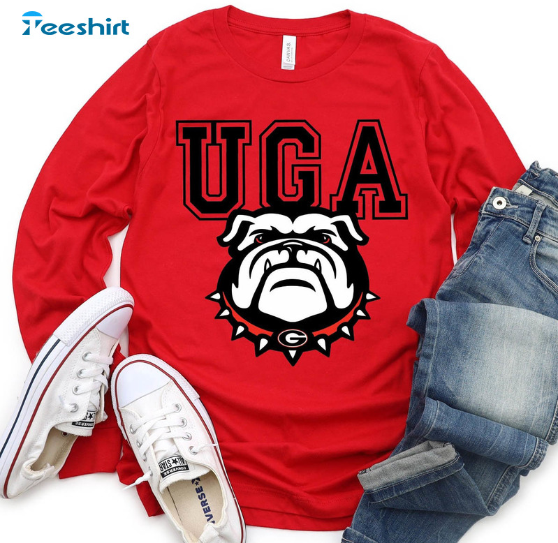 Georgia Bulldogs Trendy Shirt, Georgia Uga Football Unisex T-shirt Short Sleeve