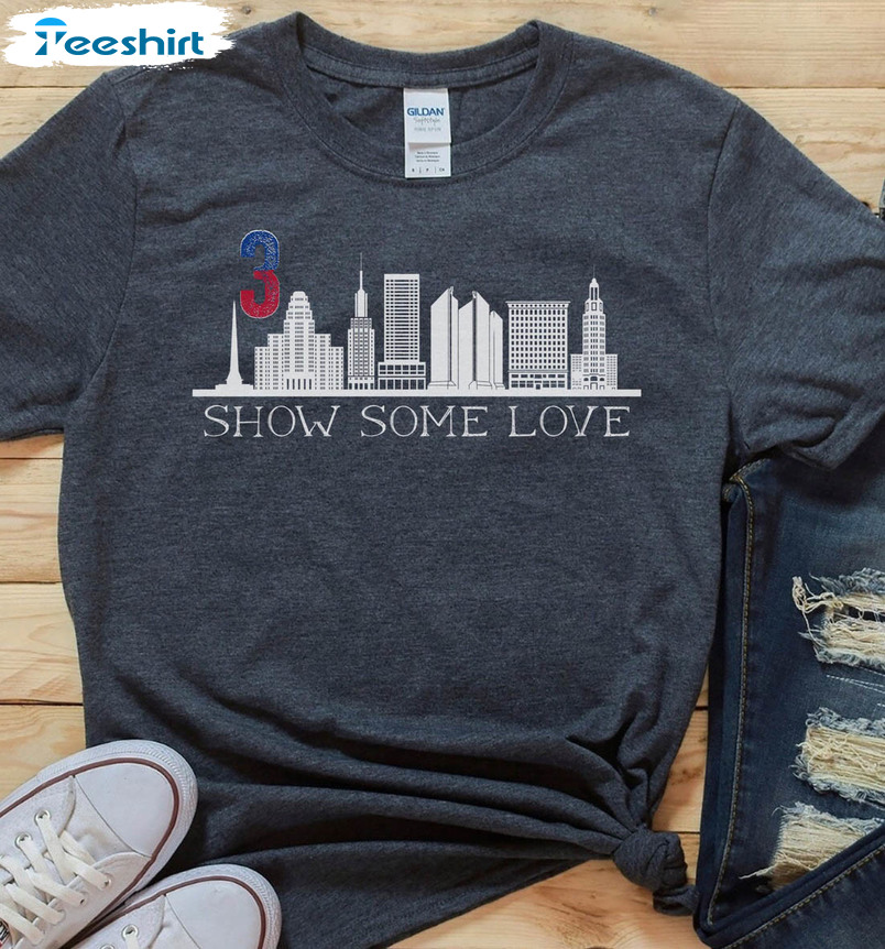 Show Some Love Shirt, Damar Hamlin Short Sleeve Unisex Hoodie