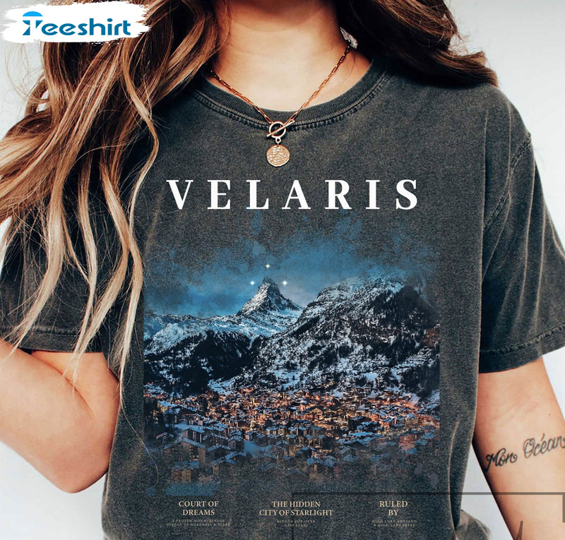 Velaris The Night Court Shirt, Trending A Court Of Thorns Sweater Unisex T-shirt