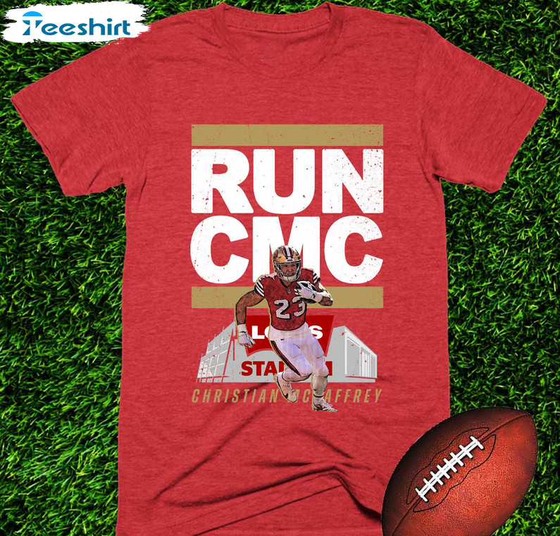 Christian Mccaffrey Run CMC 49ers Shirt San Francisco Niners 