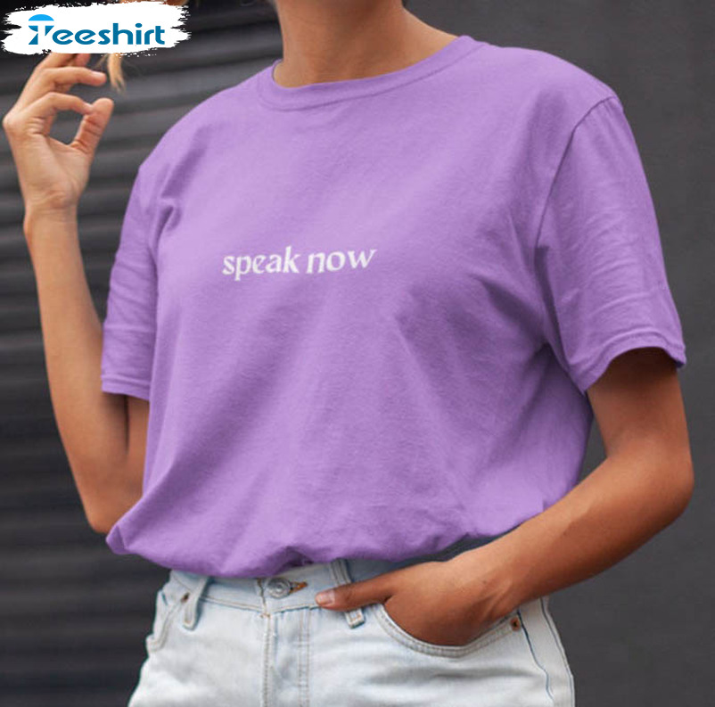 Speak Now Sweatshirt, Swift Album Unisex T-shirt Long Sleeve