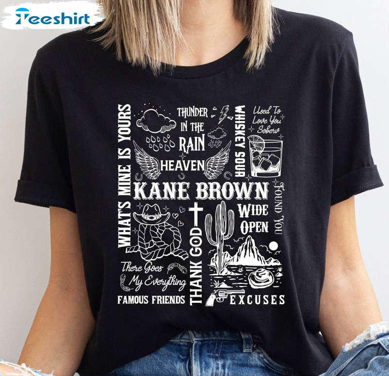 Kane Brown Trending Shirt, Kane Brown Tour 2023 Sweatshirt Unisex Hoodie