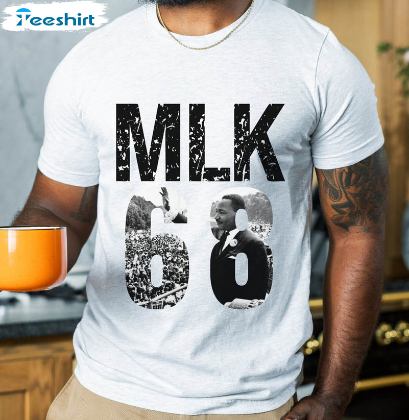 Martin Luther King Mlk Shirt, Black History Unisex Hoodie Long Sleeve