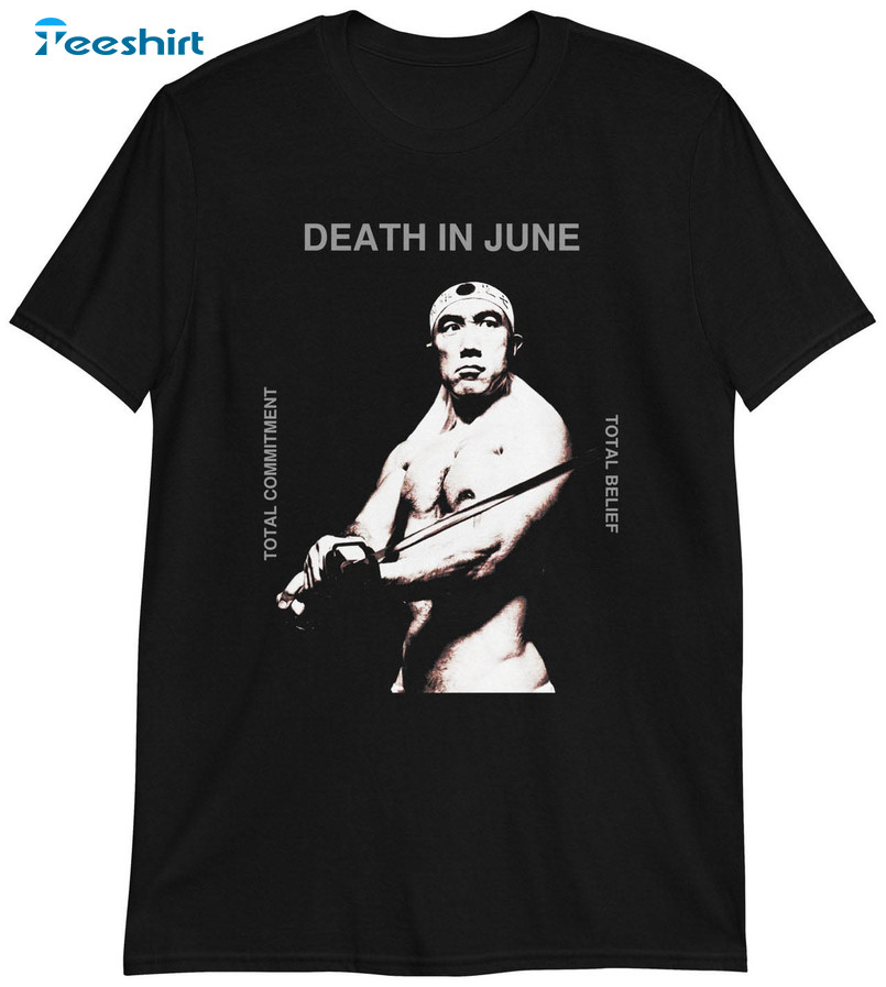 Death In June Yukio Mishima Vintage Unisex T-shirt , Short Sleeve