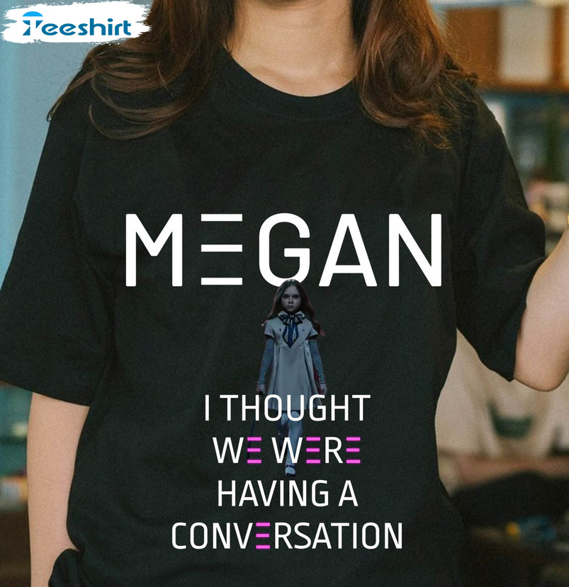 Megan You Should Probably Run Shirt, Horror Movie Tee Tops Unisex Hoodie