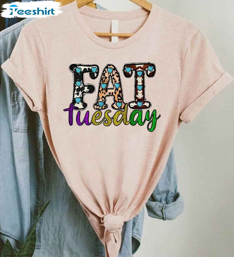 Fat Tuesday Shirt, Mardi Gras Long Sleeve Unisex T-shirt
