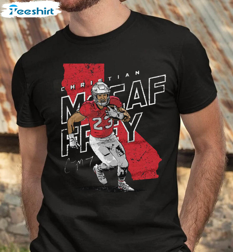 San Francisco 49ers Christian McCaffrey Run CMC signature shirt