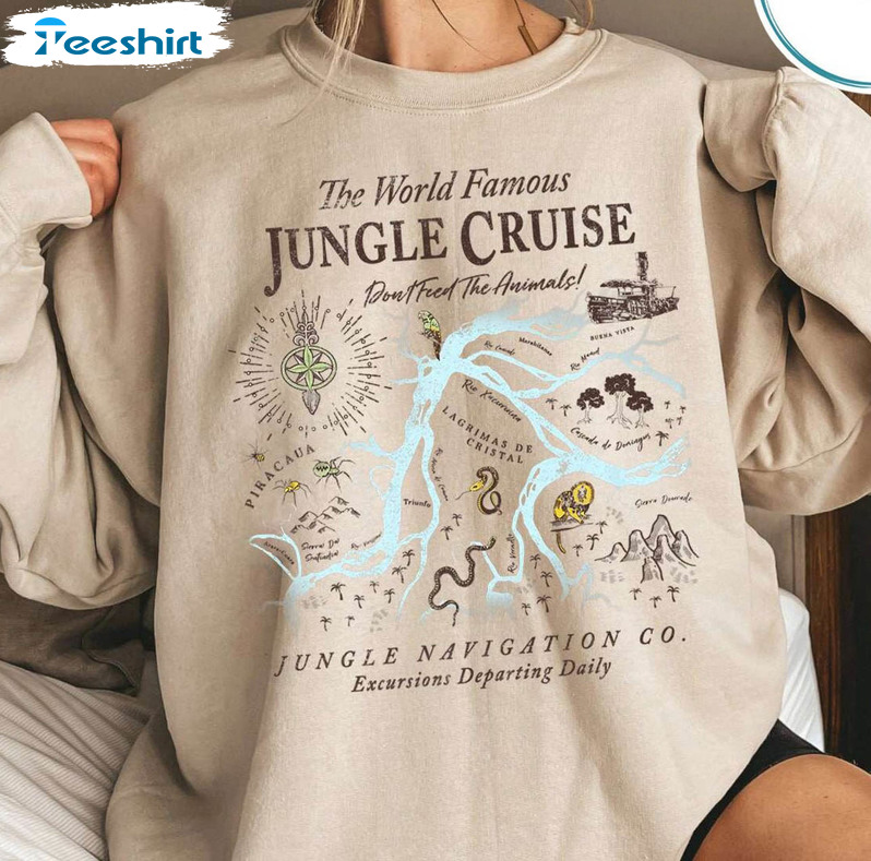 World Famous Jungle Cruise Shirt, Disney Sweatshirt Unisex Hoodie
