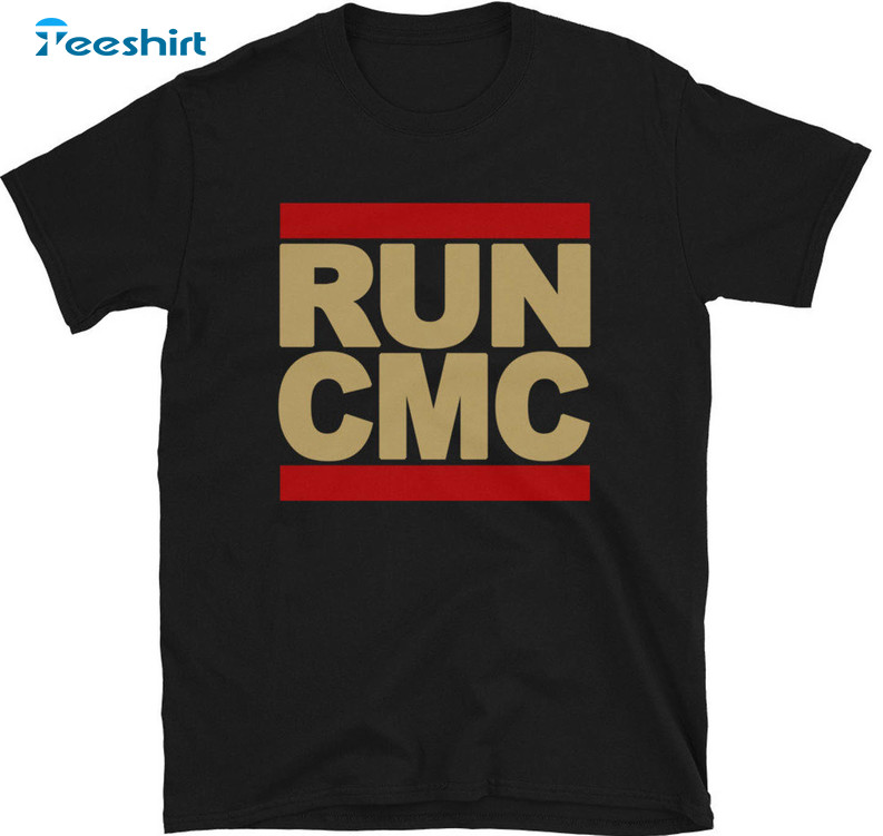 Christian McCaffrey Run Cmc Trendy Shirt, San Francisco Football Unisex Hoodie Short Sleeve