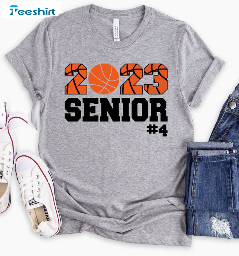 Basketball Senior 2023 Shirt, That's My Senior Basketball Short Sleeve Unisex T-shirt
