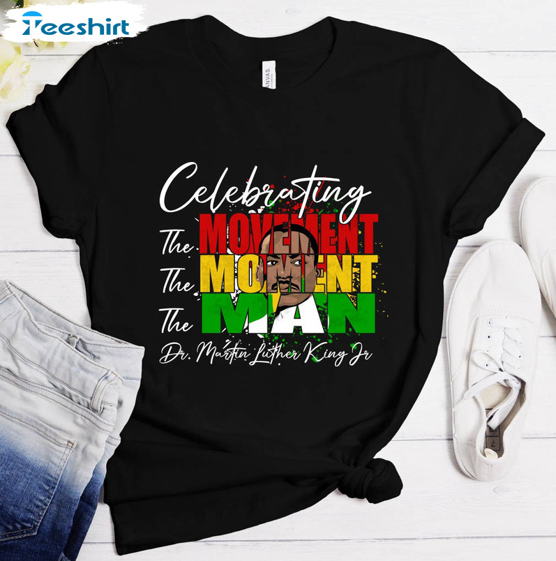 Martin Luther King Trendy Shirt, Black History Sweatshirt Long Sleeve
