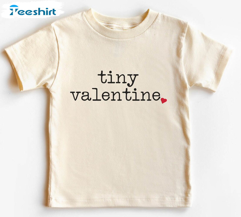 Tiny Valentine Vintage Shirt, Valentine Funny Long Sleeve Tee Tops