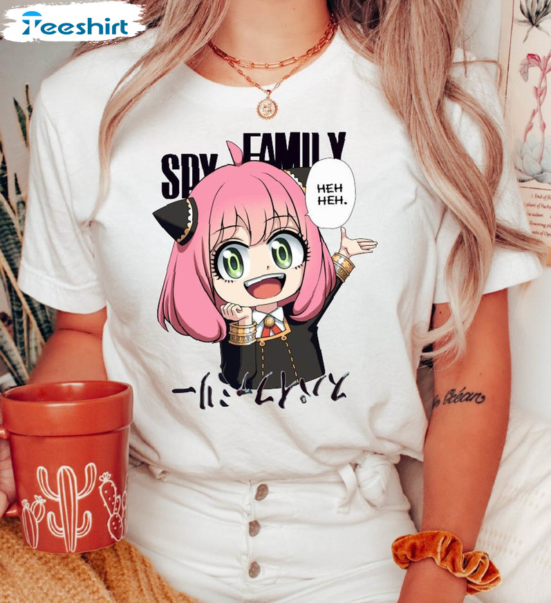 Spy X Family Sweatshirt, Anime Lover Short Sleeve Long Sleeve