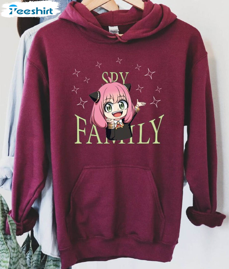 Spy X Family Shirt, Anime Lover Unisex Hoodie Long Sleeve