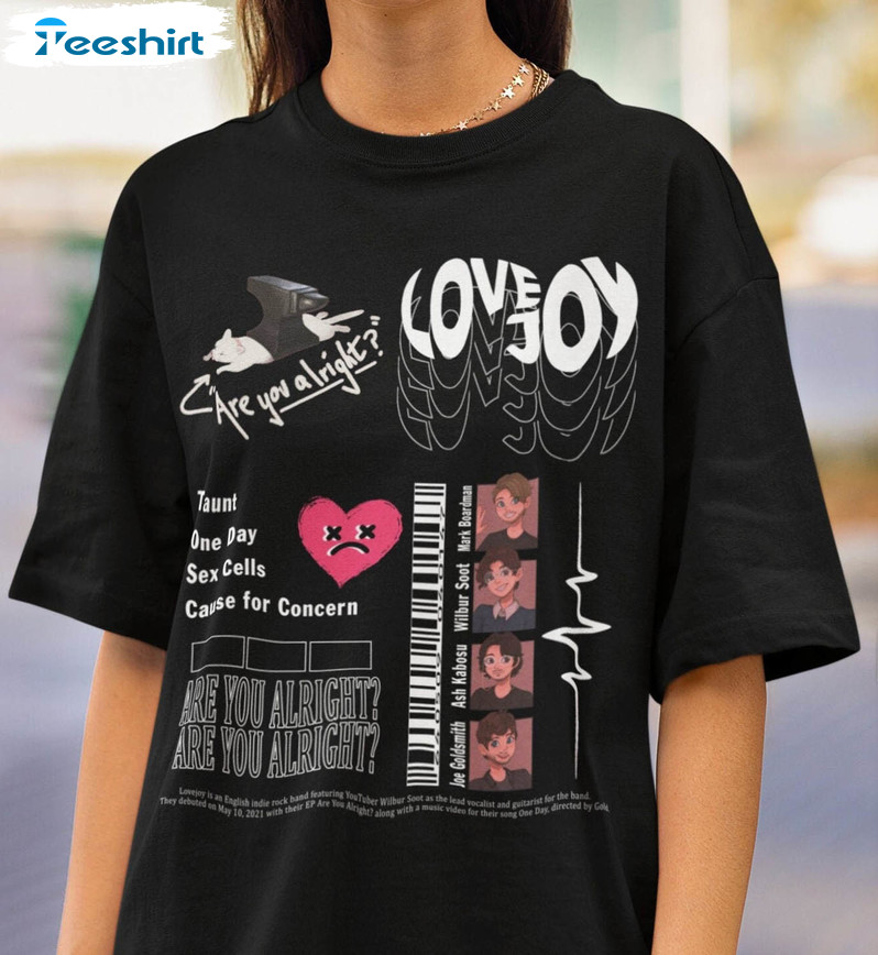 Lovejoy Band Shirt, Lovejoy Pebble Brain Unisex Hoodie Long Sleeve