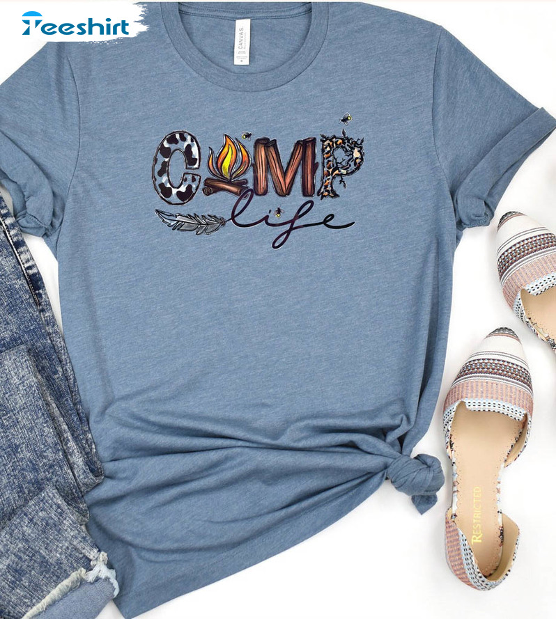 Camp Life Shirt, Vintage Short Sleeve Unisex T-shirt