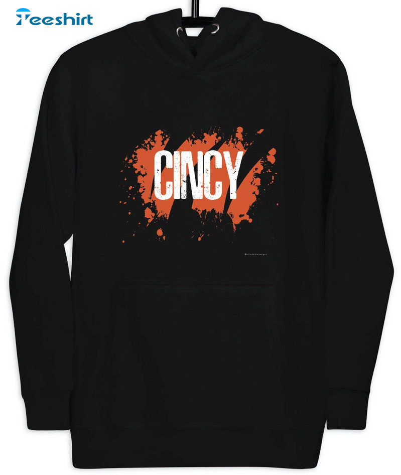 Cincinnati Ohio Sweatshirt, Trending Cincy Long Sleeve Unisex Hoodie