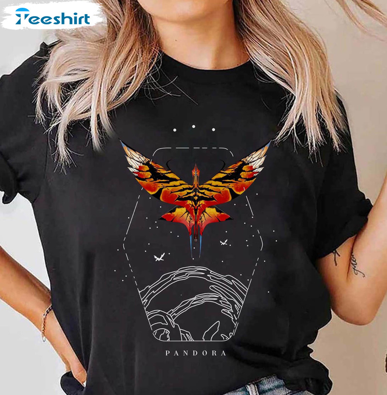 Avatar Pandora Shirt, The Way Of Water Sweatshirt Short Sleeve Crewneck