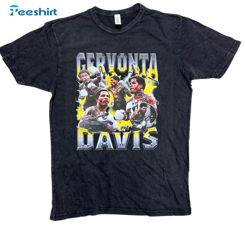 Gervonta Tank Davis Shirt, Trending Boxing Unisex T-shirt Short Sleeve
