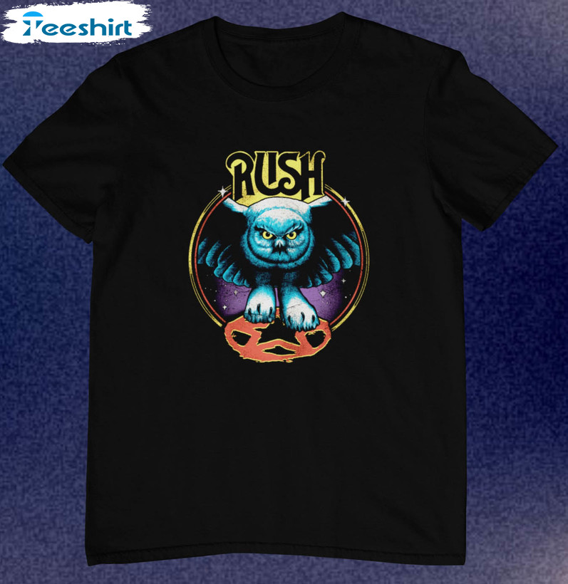 Rush Fly By Night Owl Shirt, Trending Unisex Hoodie Long Sleeve