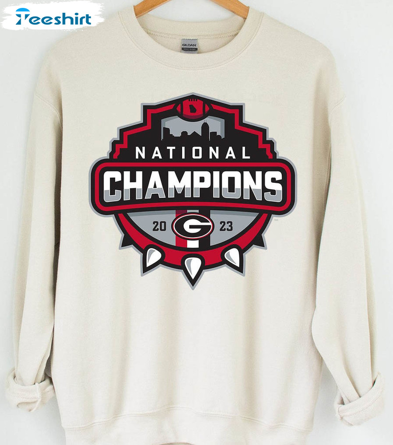National Champions 2023 Georgia Bulldogs Trendy Sweatshirt, Unisex T-shirt