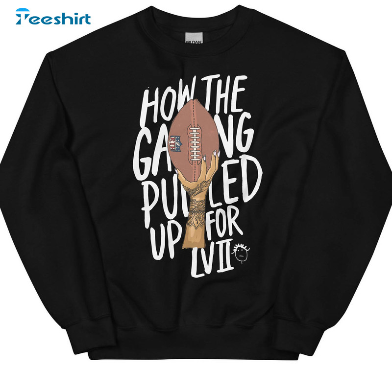 Super Bowl 57 Shirt, Super Bowl Lvii Rihanna Long Sleeve Unisex T