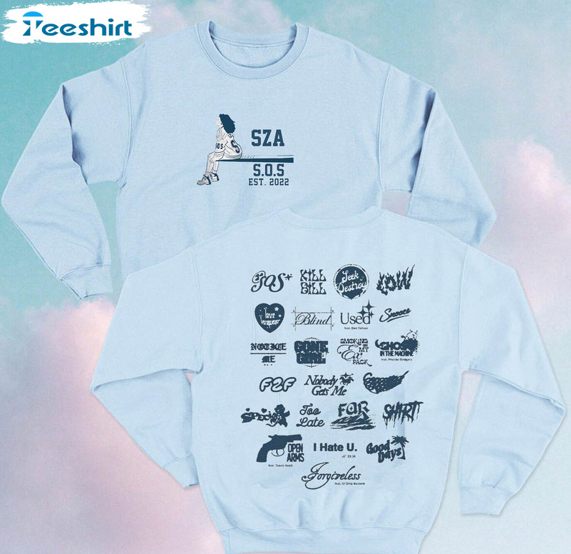 Sza Sos Vintage Shirt, Sza Full Tracklist Sweatshirt Unisex T-shirt