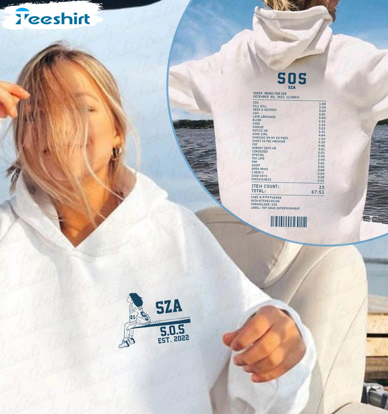 Vintage Sza Sos Sweatshirt, Sos Tracklist Unisex T-shirt Unisex Hoodie