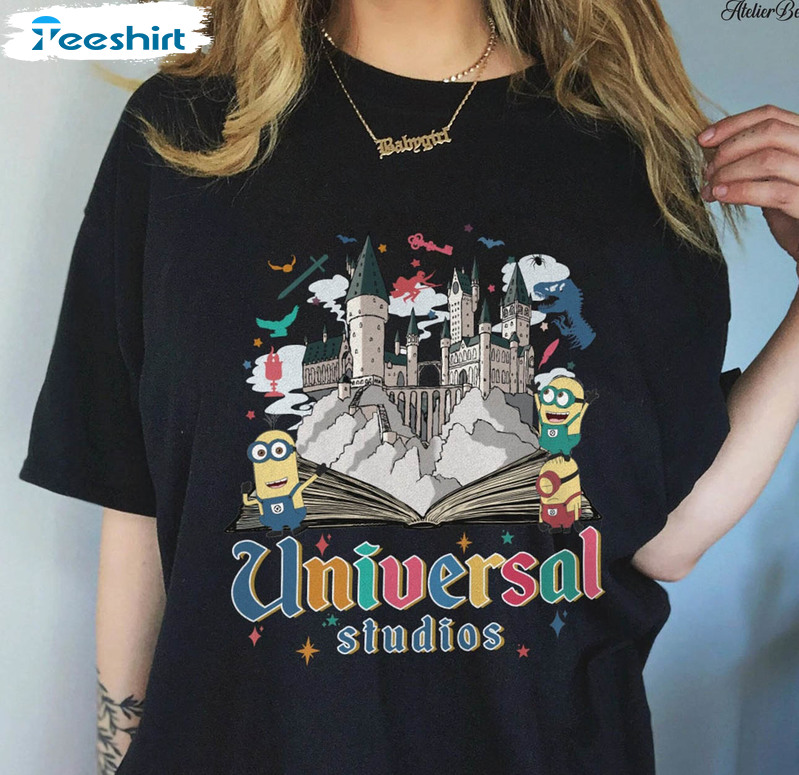 Universal Studios Minions Shirt, Universal Hollywood Tee Tops Unisex Hoodie
