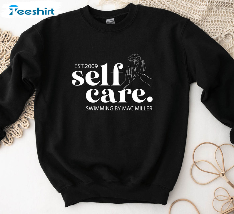 Mac Miller Shirt Target Self Care Mac Miller Sweatshirt Self Care Shirt Mac  Self Care Merch Sweatshirt Swimming Sweatshirt - Trendingnowe