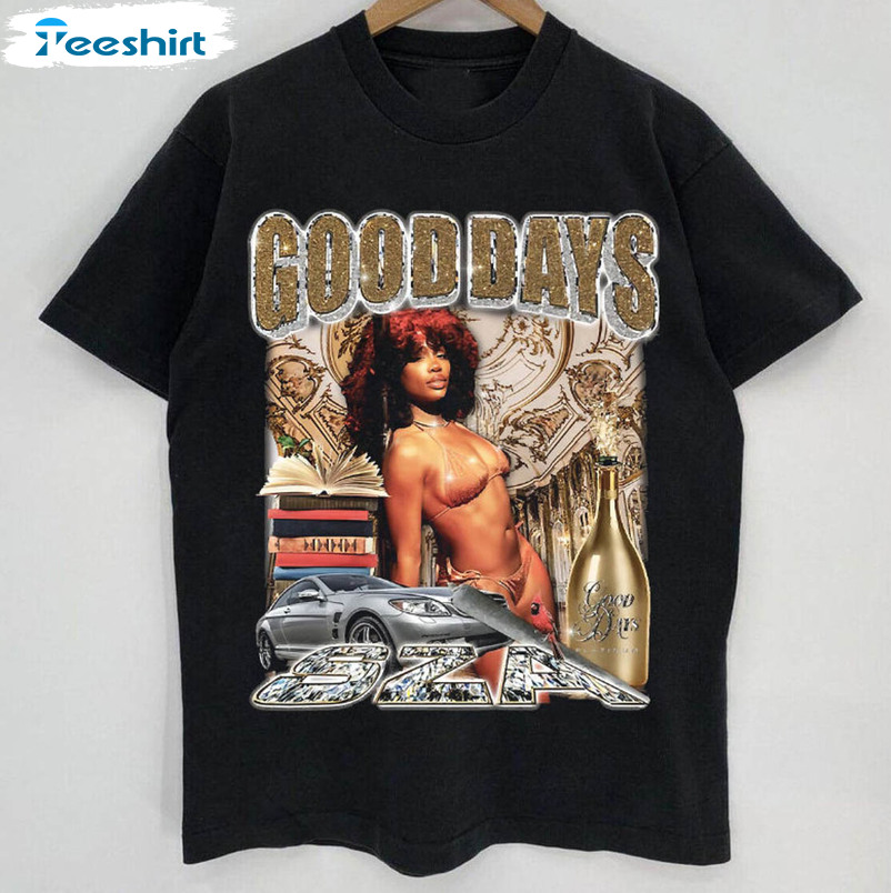 Sza Good Days Vintage Shirt , Sza Sexy Retro Unisex T-shirt Long Sleeve