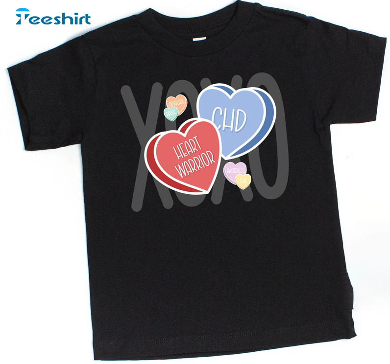 Xoxo Heart Warrior Shirt, Warrior Valentine Unisex Hoodie Short Sleeve