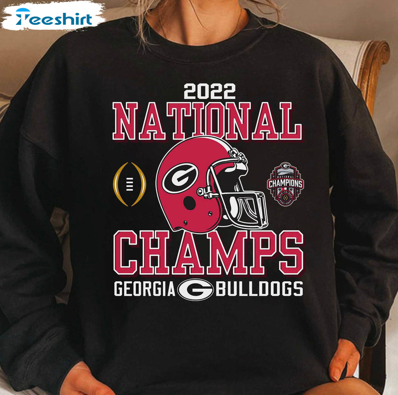 National Champions 2023 Shirt, Georgia Bulldogs Short Sleeve Tee Tops