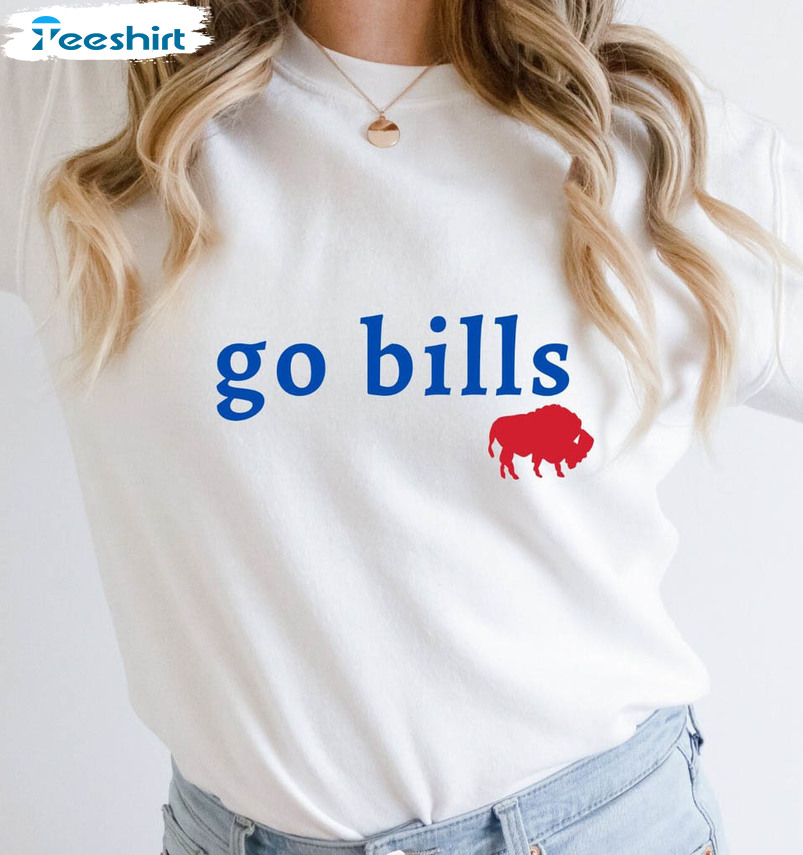 Go Bills Sweatshirt, Bills Nfl Football Long Sleeve Unisex T-shirt