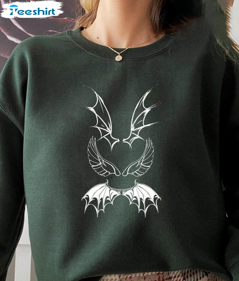 Acotar Bat Boys Sweatshirt, Wings Abraxos Long Sleeve Unisex T-shirt