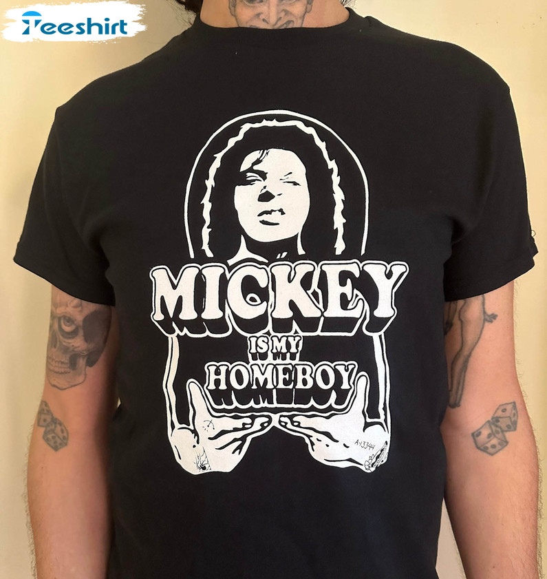 Mickey Is My Homeboy Shirt, Trending Crewneck Unisex Hoodie