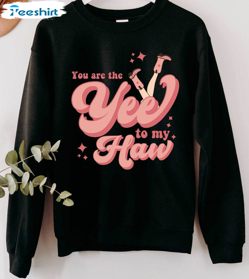 You Are The Yee To My Haw Vintage Shirt, Valentine's Day Crewneck Unisex Hoodie