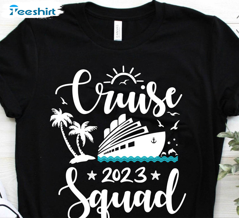 Cruise Squad 2023 Vintage Shirt, Matching Boat Trip Crewneck Unisex Hoodie