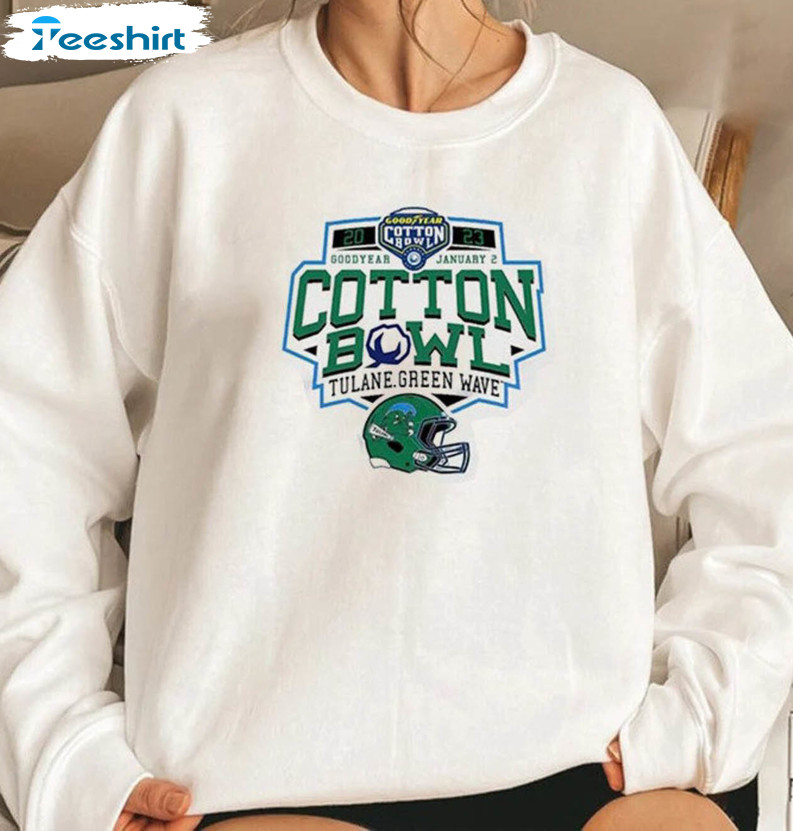 Tulane Cotton Bowl Shirt, Tulane Cotton Bowl Champions Unisex Hoodie Short Sleeve